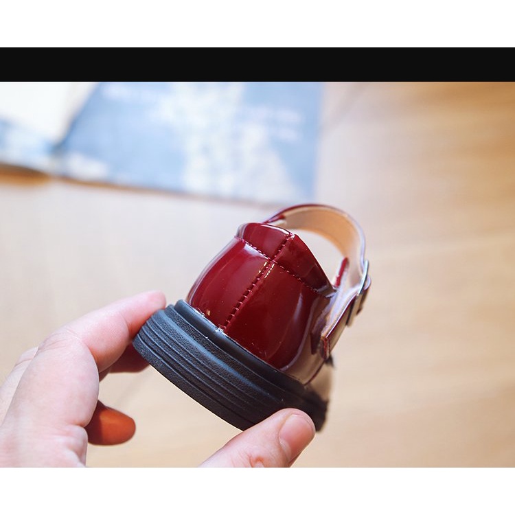 Giày Búp Bê Đế Bằng Thiết Kế Hợp Thời Trang Cho Bé Gái