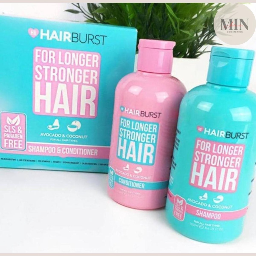 Bộ Dầu Gội Xả Kích Thích Tóc Mọc Dài &  Chắc Khỏe Hairburst For Longer Stronger Hair 350ml/chai