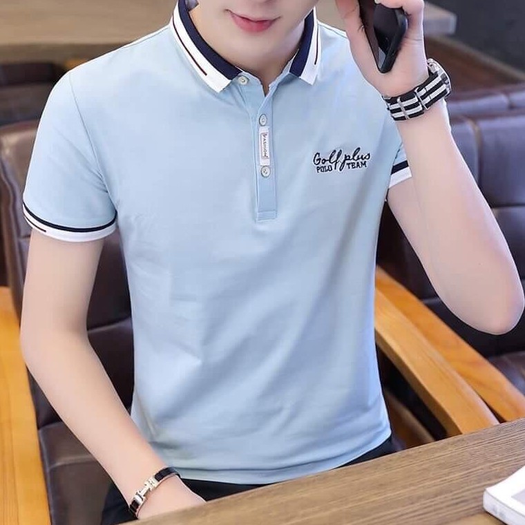Áo thun nam cổ bẻ ngắn tay cao cấp phong cách hàn quốc, áo thun polo nam MURADFASHION ATC033