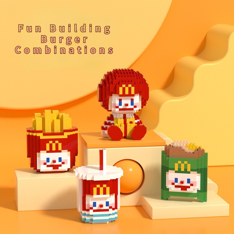 Hàng Mới Về Bộ Đồ Chơi Lắp Ráp  Hình Món Ăn Nhanh Dành Cho Trẻ