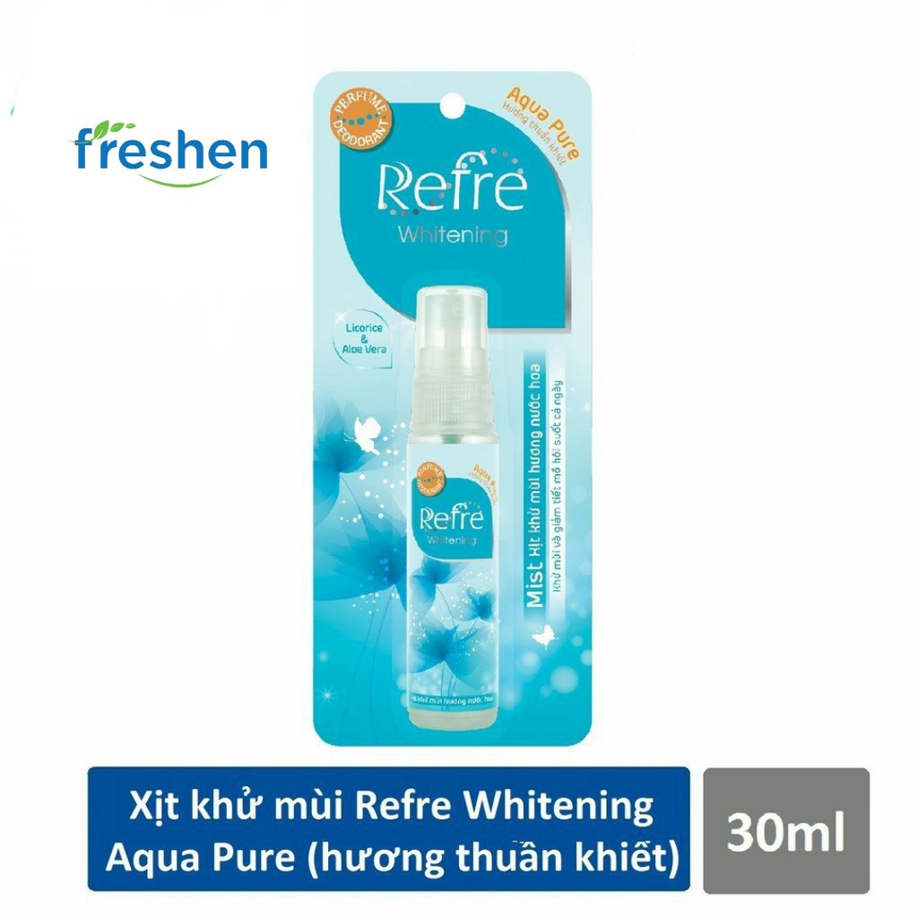 Refre - Xịt khử mùi dưỡng trắng hương nước hoa 30ml | BigBuy360 - bigbuy360.vn