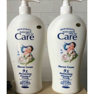Sữa Tắm Dê Queen First White Soft Care 1200ml Giá Sỉ