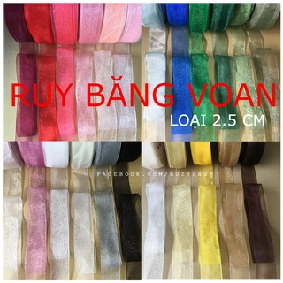 Ruy băng voan bản 2cm-2.5cm