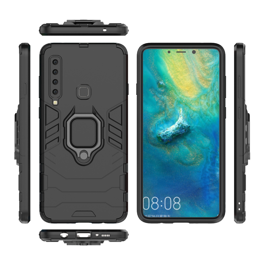 Ốp điện thoại nhựa PC cứng chống sốc có giá đỡ dành cho SAMSUNG GALAXY NOTE 9 A7 A8 PLUS A9 2018 J4 J6 A8S