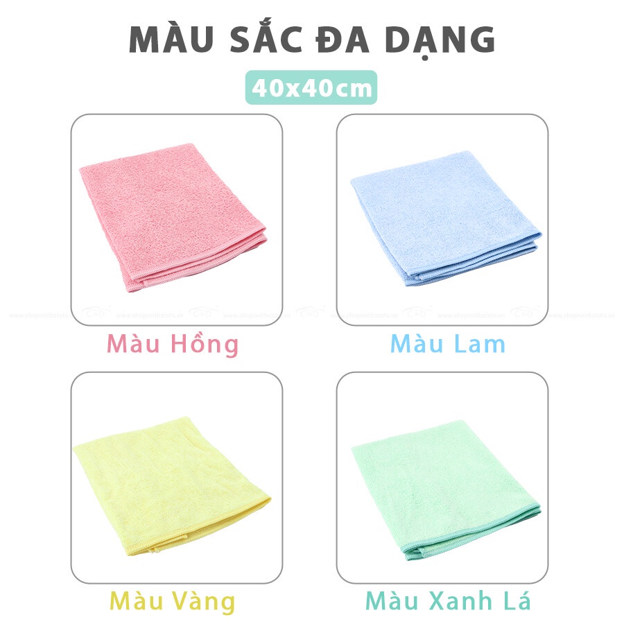 Khăn Lau Chùi Welcron Multipurpose Lock&Lock WEL009P/ WEL010G/ WEL030B - có phân loại màu