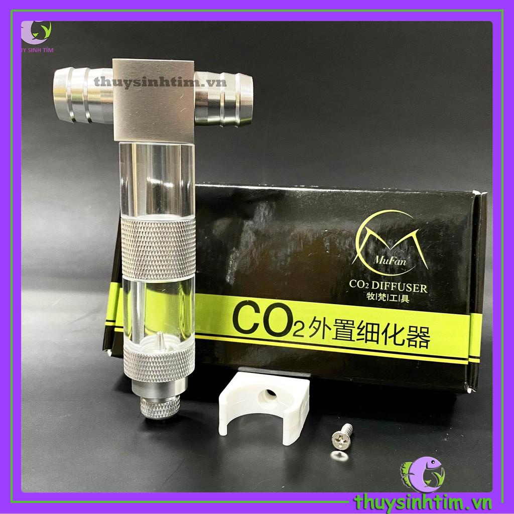 Trộn CO2 Chữ T Mufan Giúp Khuếch Tán Mịn Bọt Khí
