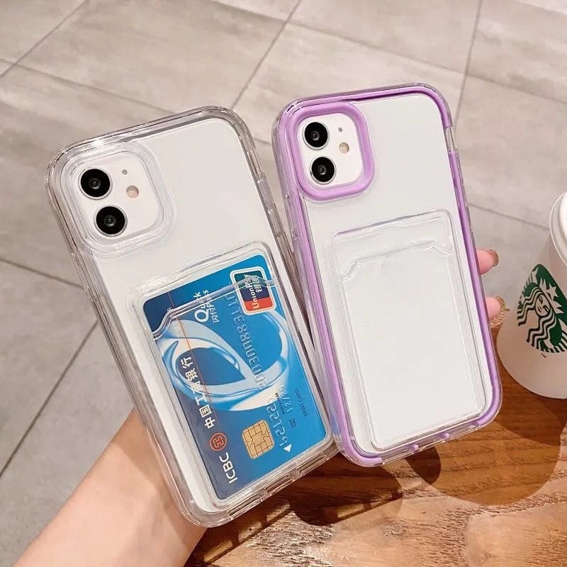 Ốp Điện Thoại Pc + Tpu Trong Suốt Chống Sốc Cho for Iphone15 Pro Max 14 Pro Max 13 Pro Max 12 Pro Max 11pro Max Se 2020 Xs Max Xr 7 / 8plus 12mini