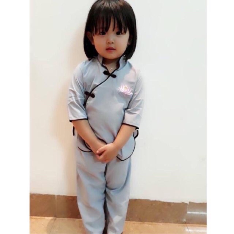 Đồ Đi Chùa🌻🌻Tàu xéo bé , áo lam ,đồ bộ trẻ em
