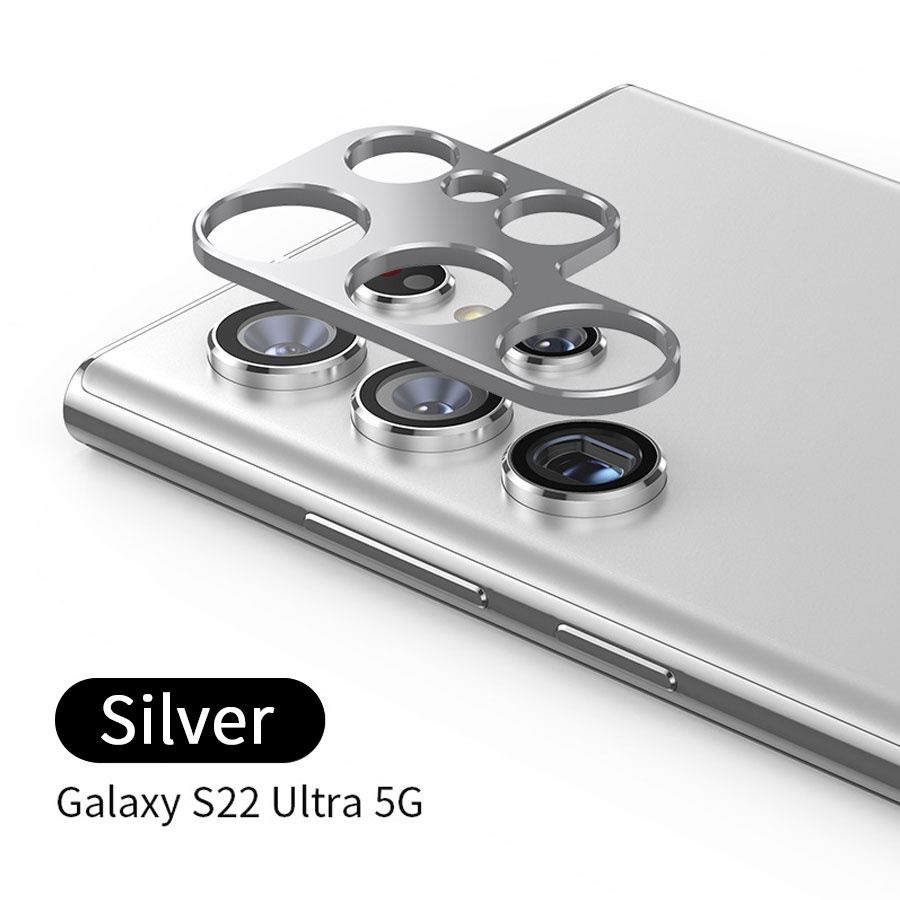Vòng Kim Loại Bảo Vệ Ống Kính Máy Ảnh Cho Samsung S22 Ultra S22 Plus