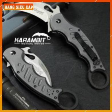 [FreeShip – hàng Auth] Dao Phượt Quân Đội Cao Cấp Chính Hãng Karambit FOX Bạc - Dao Phượt Gấp Đa Năng Giá Rẻ