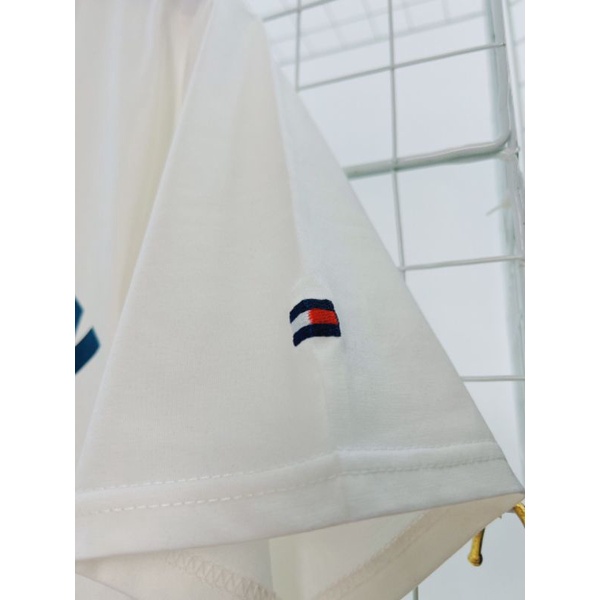 Áo Thun Tom.my Form Unisex Nam Nữ, Cotton Dày Mịn Thoáng Mát, Màu Trắng, SP00004