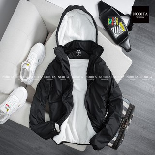 Áo gió nam lót lông cừu cao cấp, Chống gió chống nước, Lông cừu siều dày ấm áp LL1