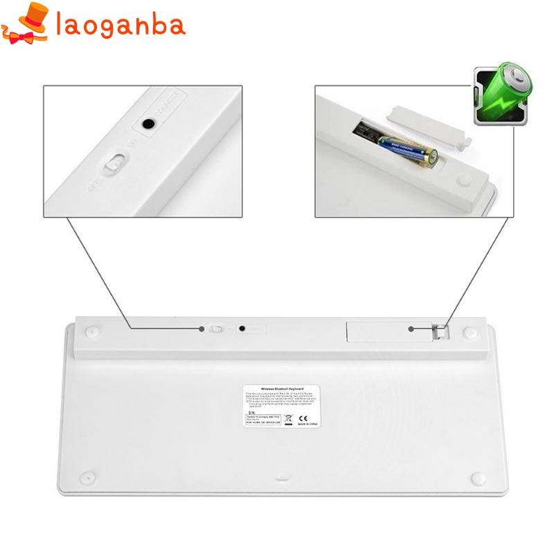 Ultra Bàn Phím Bluetooth 3.0 Siêu Mỏng Cho Apple Ipad / Iphone Series / Macbook / Samsung Phones / Pc