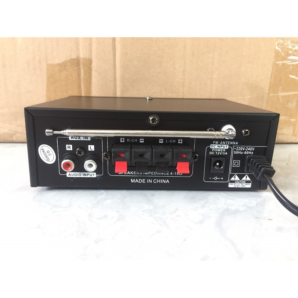 Amply cho xe ô tô có chức năng BLUETOOTH dùng điện 12V - 220V | BigBuy360 - bigbuy360.vn