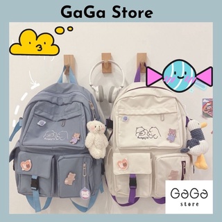 Balo đi học nữ, cặp sách học sinh ulzzang dễ thương B027.