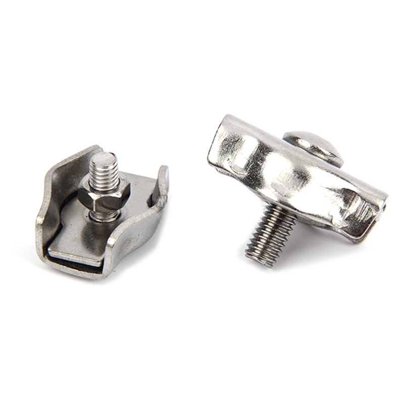 Kẹp Dây Cáp m2 / 3 / 4 / 5 Bằng Thép Không Gỉ 304 Chống Thấm Nước Và Chống Ăn Mòn