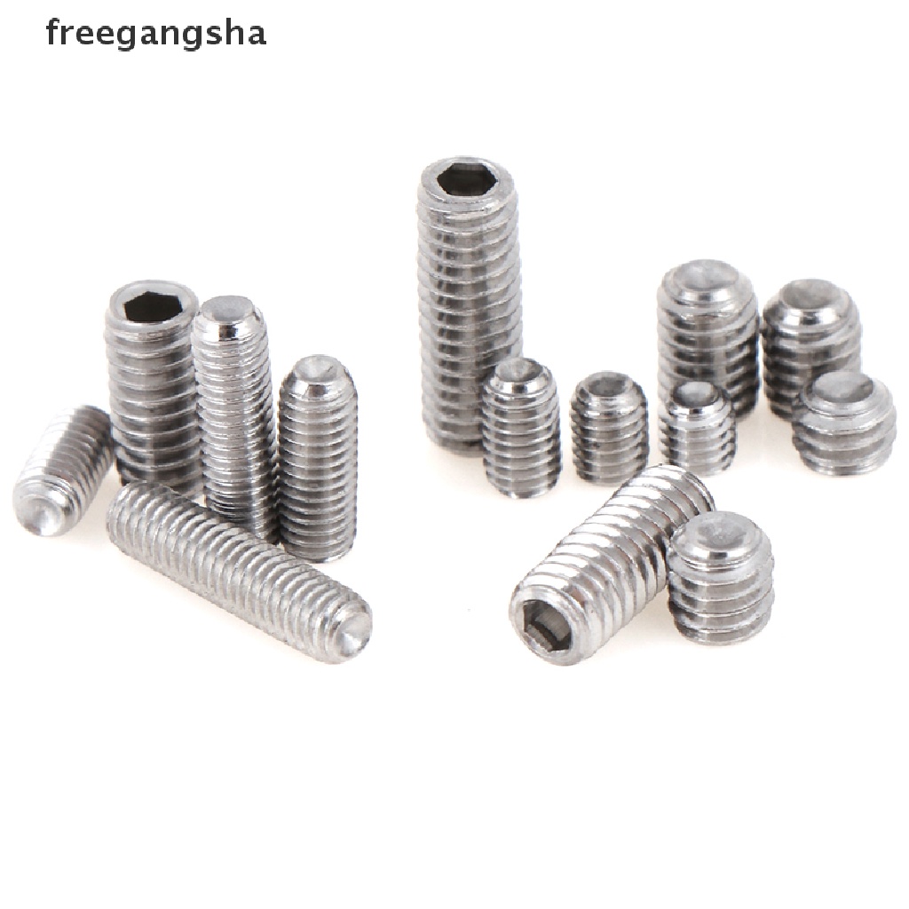 Bộ 50 ốc vít không gỉ đầu lục giác không đầu đầu lõm cấp M3 M4 2-35Mm FDH