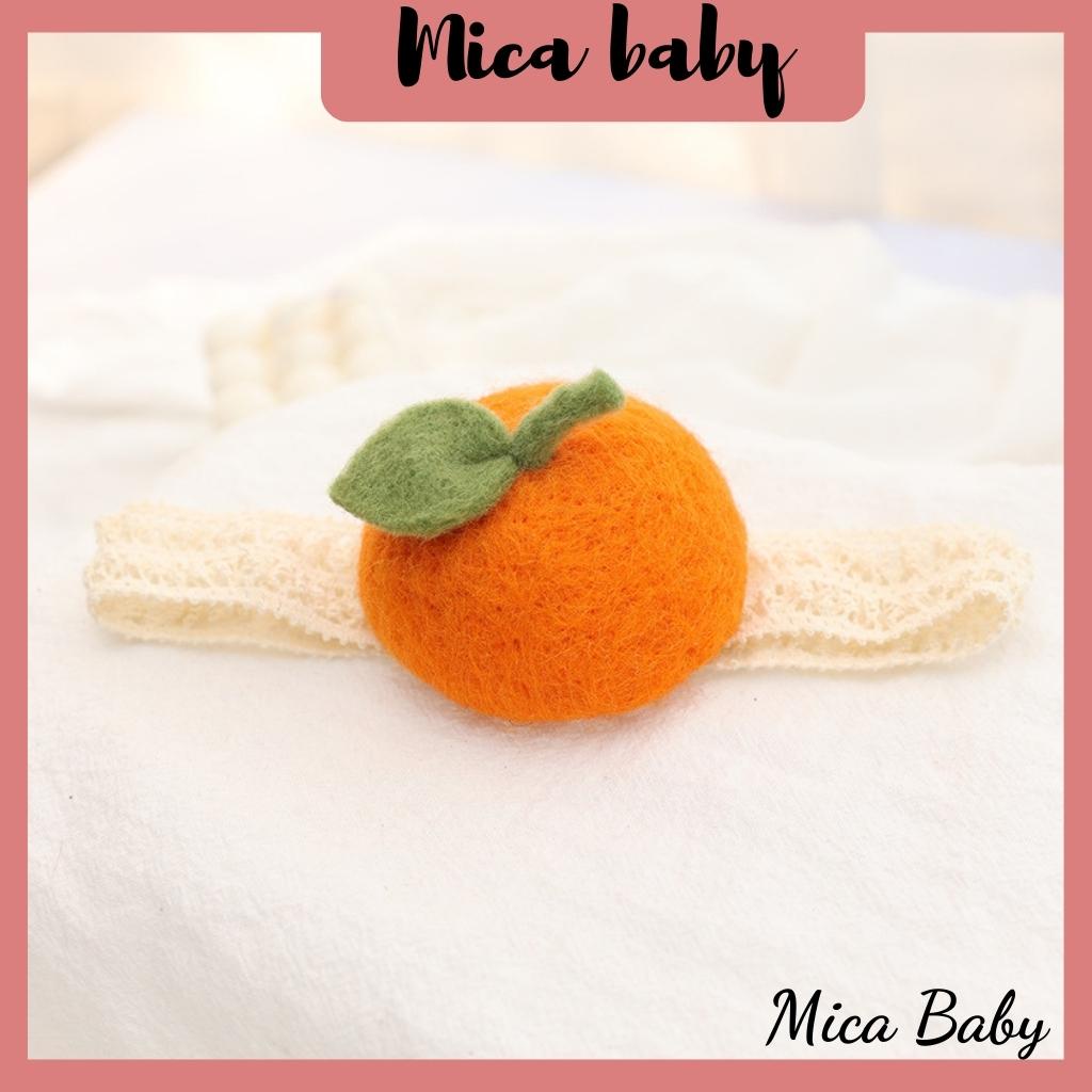 Băng đô turban hình hoa quả đáng yêu cho bé Mica baby BD35