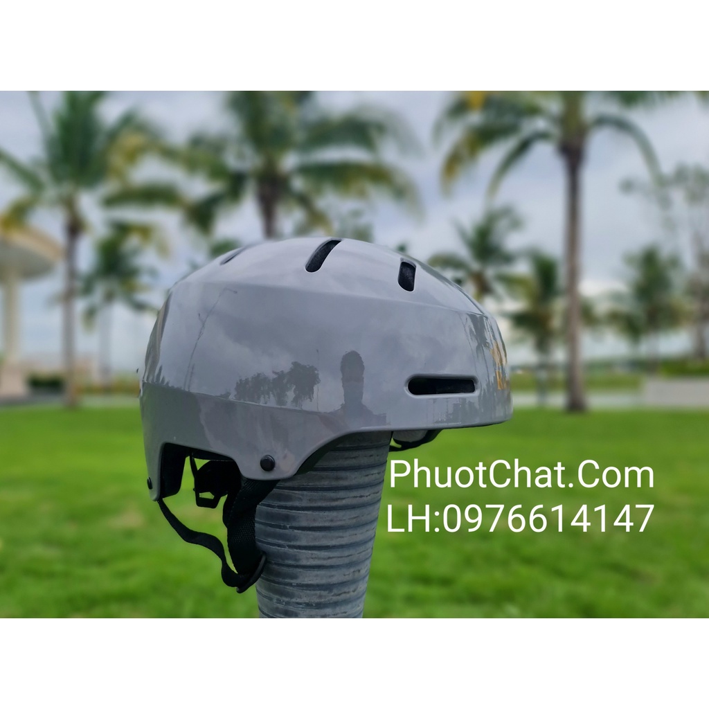 Nón thể thao cao cấp MD17 màu xám siêu đẹp