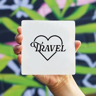 Khuôn decal love travel