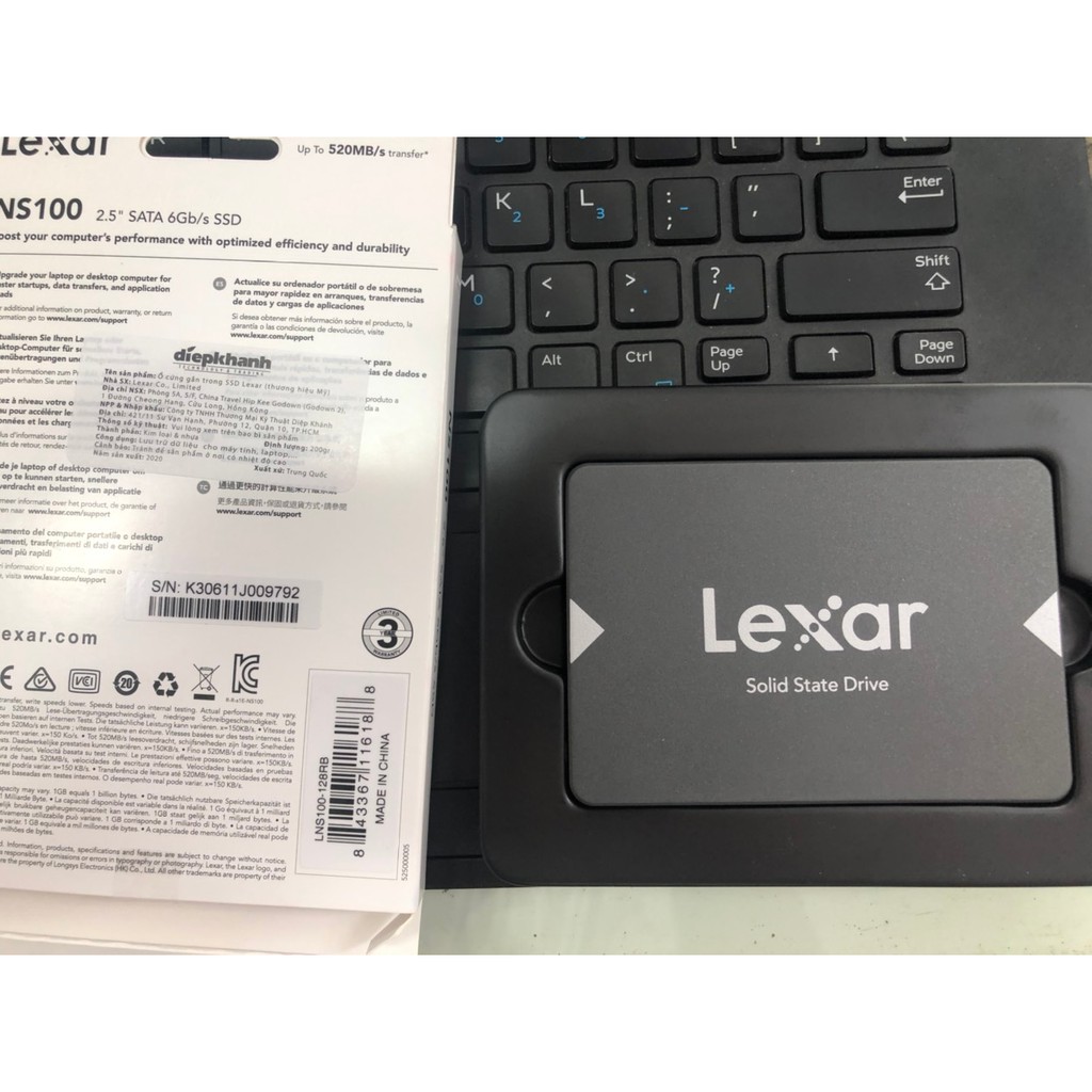 [Mã 255ELSALE giảm 7% đơn 300K] Ổ cứng SSD 128GB/256GB Lexar NS100 2.5-Inch SATA III - Hàng Chính Hãng | BigBuy360 - bigbuy360.vn