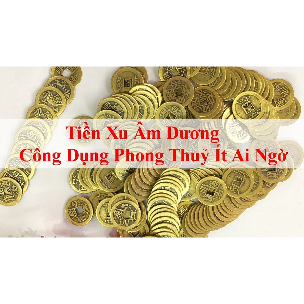 Đồng tiề.n xu đã thanh tẩy Vật phẩm phong thủy hút tài lộc