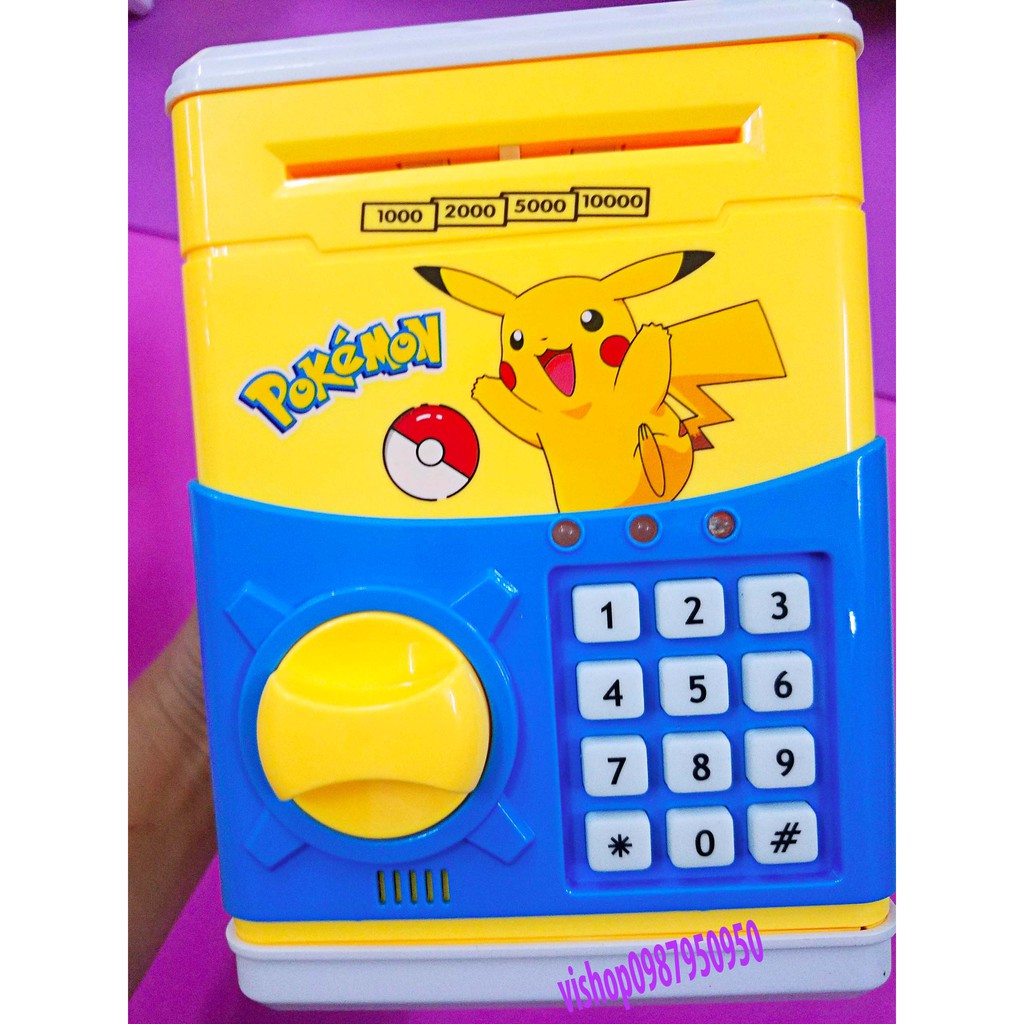 KÉT MINI ĐỰNG TIỀN HÌNH PIKACHU