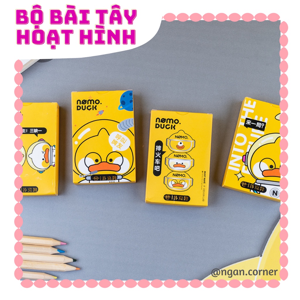 Hộp 4 bộ - Bộ Bài Tiến Lên Như Thường Lệ Nhưng Mà Nó Dễ Thương 🤡🤡