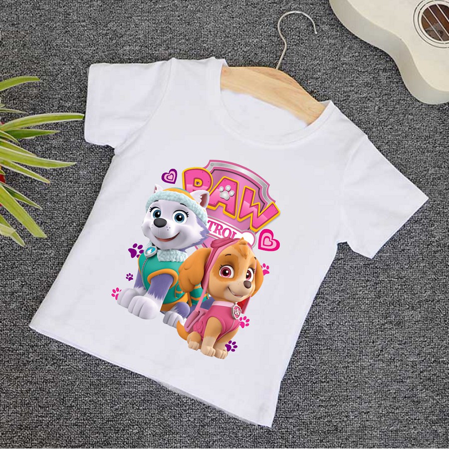 Áo Thun Đội Chó Cứu Hộ Paw Patrol Siêu Hot Cho Bé