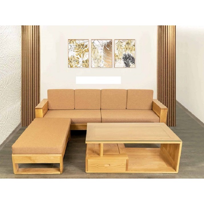 Bộ bàn ghế Sofa M3 gỗ Sồi Nga