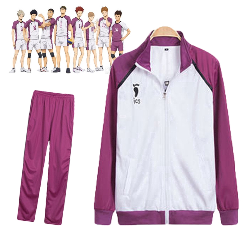 Áo Khoác Bóng Chày In Hình Nhân Vật Truyện Tranh Haikyuu!! 3