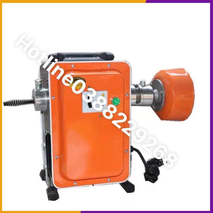 máy thông cống (GQ180-900w Thông tắc đường ống hiệu quả gấp nhiều lần xo với các cách thông tắc thông thường )