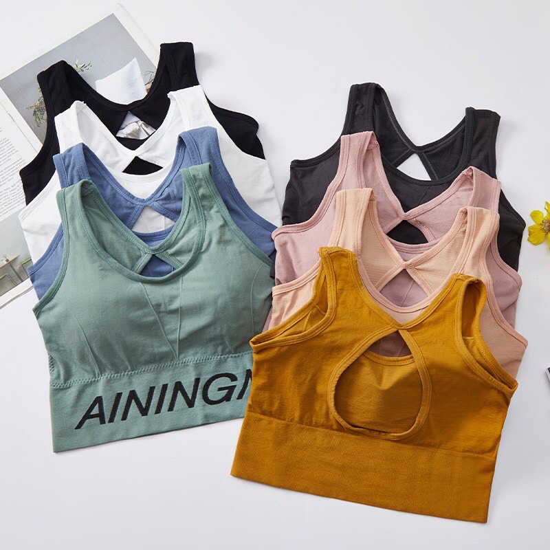 ÁO CROPTOP BRA chữ xinh xắn siêu yêu