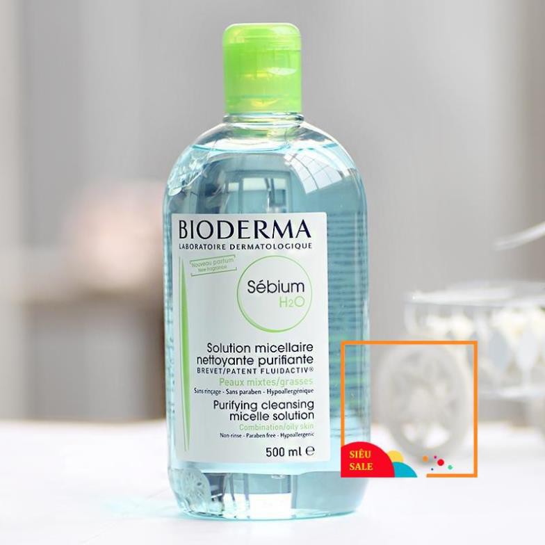 Nước Tẩy Trang Bioderma Hàng Chuẩn 500ml - Màu Hồng