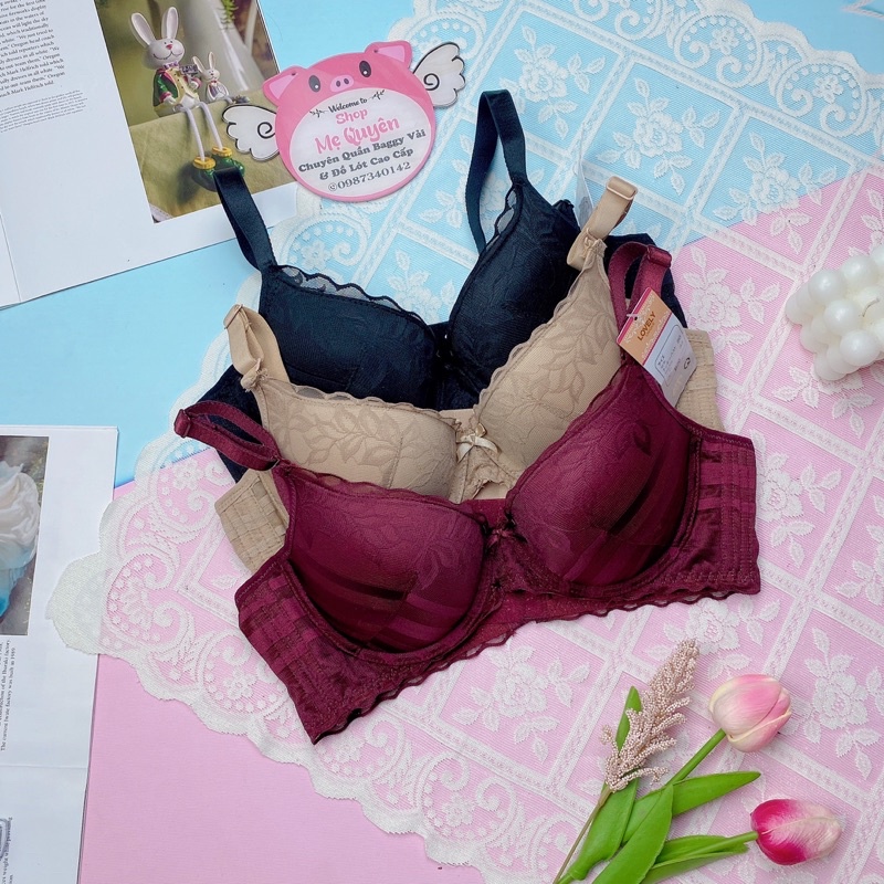Áo ngực Lovely có gọng mút vừa 2,5cm nâng ngực , lưng bản to định hình che khuyết điểm