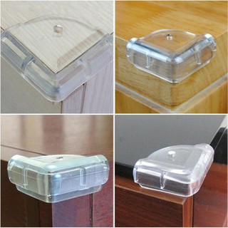 Bộ bọc góc bàn Silicon tiện lợi kèm băng dính (Vuông)