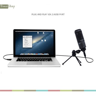 Micro Condenser USB cho Streamer Audio Technica AT2020USB+