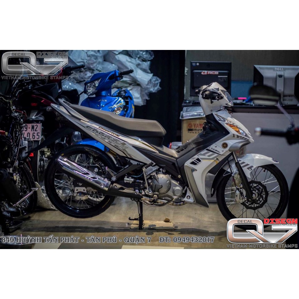 TEM RỜI EXCITER 2010 TRẮNG XÁM