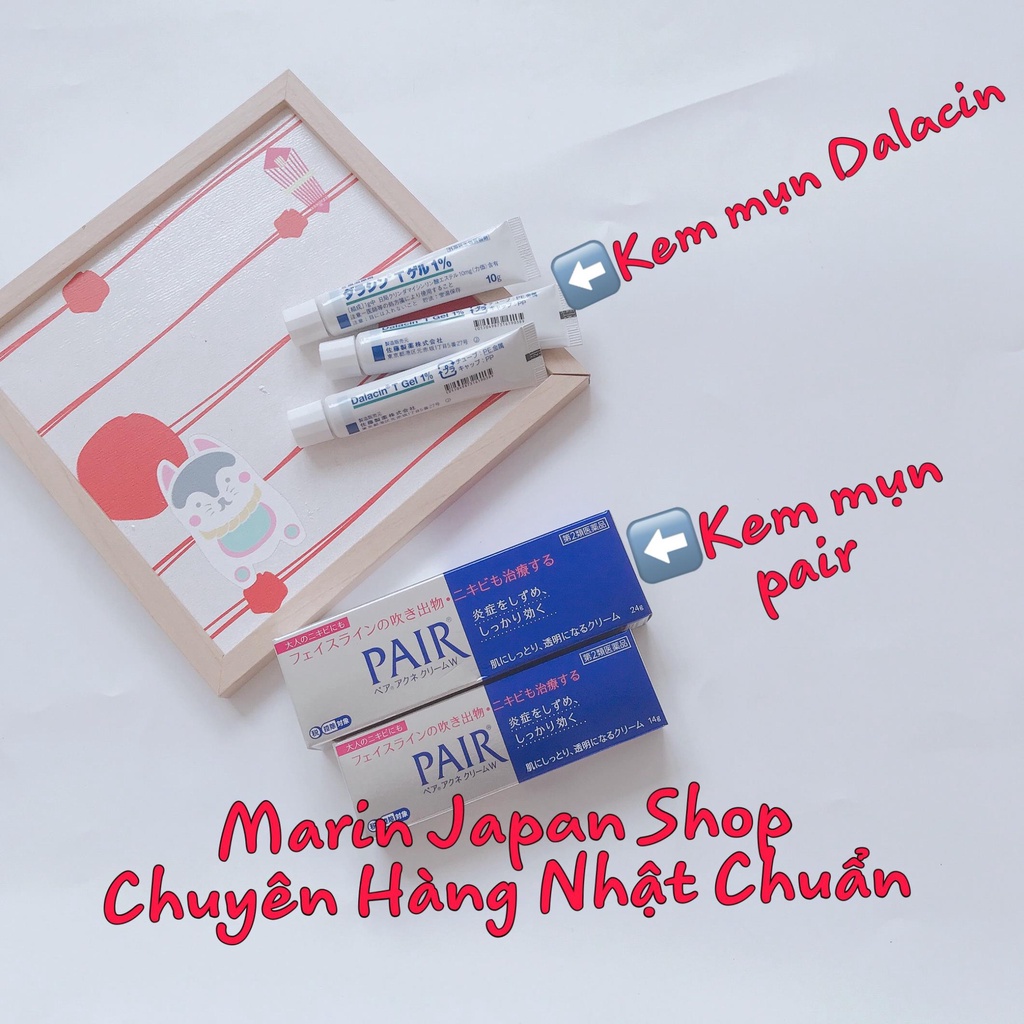 (Có bill+video mua hàng store Nhật) Kem hỗ trợ mụn Pair Nhật bản 14gr và 24gr
