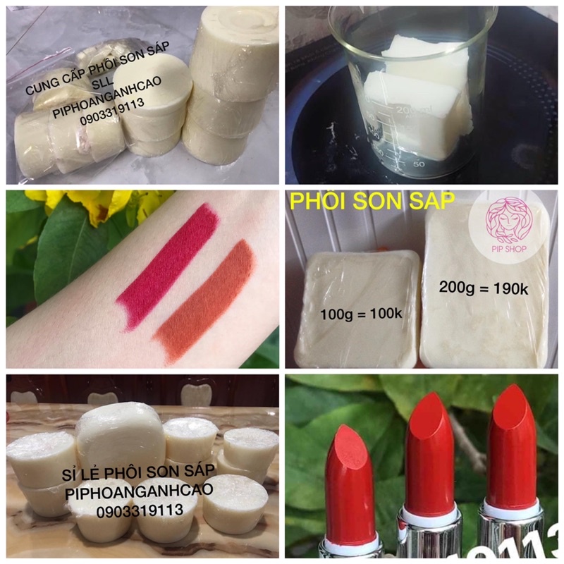 PHÔI SON SÁP LÌ (KHÔNG MÀU) - 100g/200g