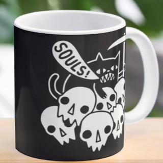 Cốc sứ Cat Got Your Soul? Mug