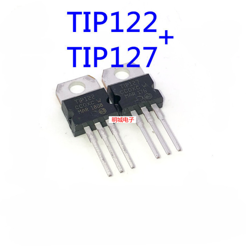 Set 20 Linh Kiện Bán Dẫn Tip122 Tip127 To-220 5a 100v (10Pcs Tip122 + 10pcs Tip127)