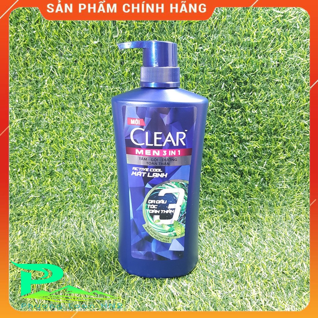 Dầu Clear Men 3 in 1 - Chai 630g