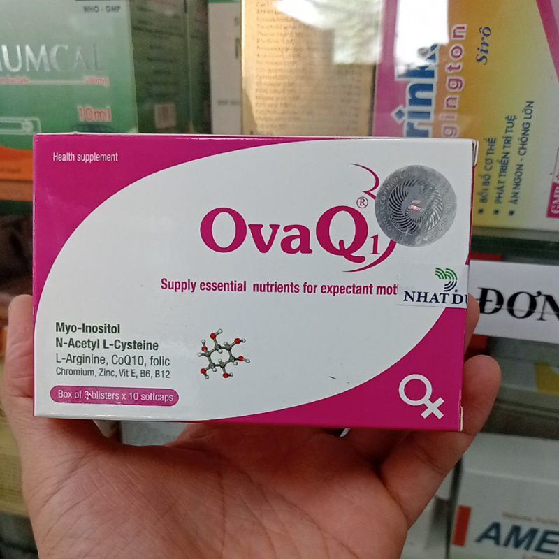 ✅ [Chính Hãng] OvaQ1 Thực phẩm bổ sung các chất cần thiết cho phụ nữ trong giai đoạn trước khi mang thai