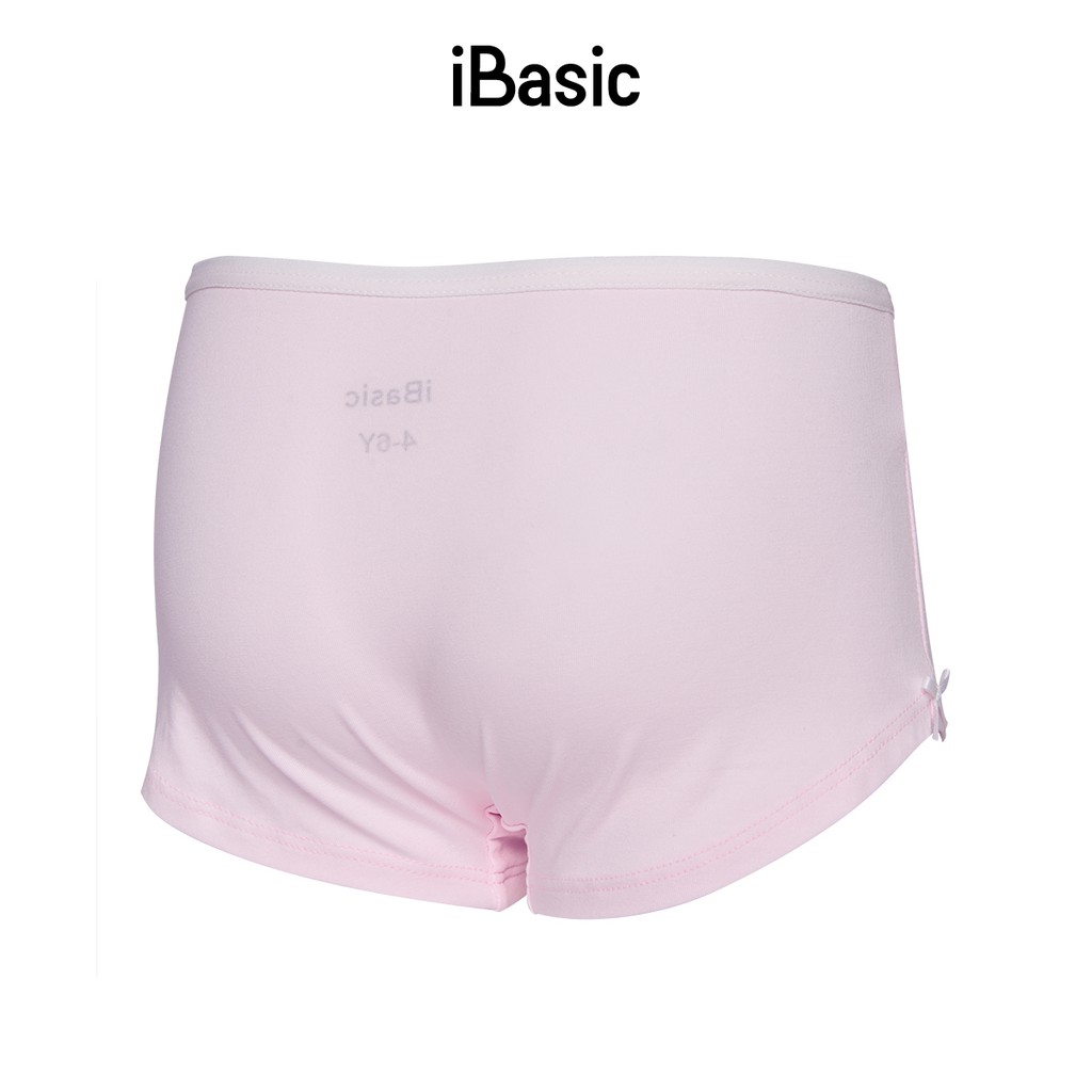 Quần lót bé gái cotton lưng cao có họa tiết iBasic PANG018
