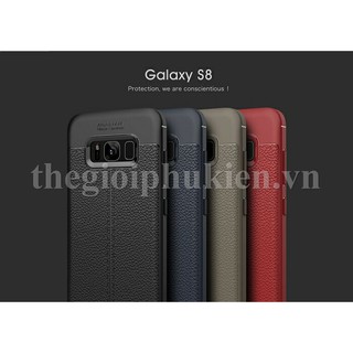 Ốp lưng SamSung Galaxy S8 / Galaxy S8 Plus silicon giả da, chống sốc Auto Focus