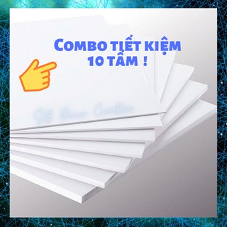 Fomex (30x40cm) combo tiết kiệm 10 tấm  Độ dày 2mm- 3mm / 5mm-8mm