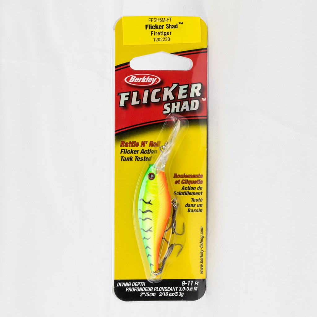 Mồi câu cá giả Berkley Flicker Shad, cá giả câu lure cá lóc