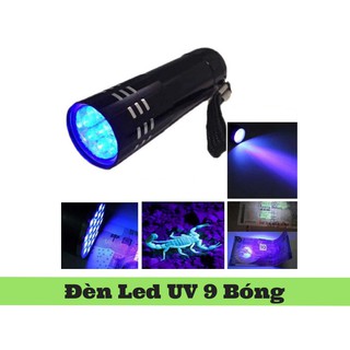 Đèn UV Sấy Keo UV Led 9 Bóng,Đèn Soi Tiền 3W