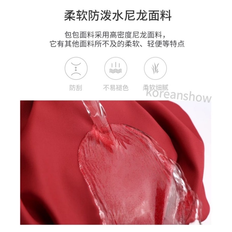 Túi xách nữ Túi đeo chéo vai màu đen/hồng chống nước phong cách Hàn Quốc cho nữ-75